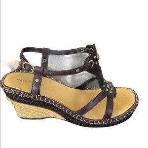 Hush Puppies Leather Sandels Brown 10